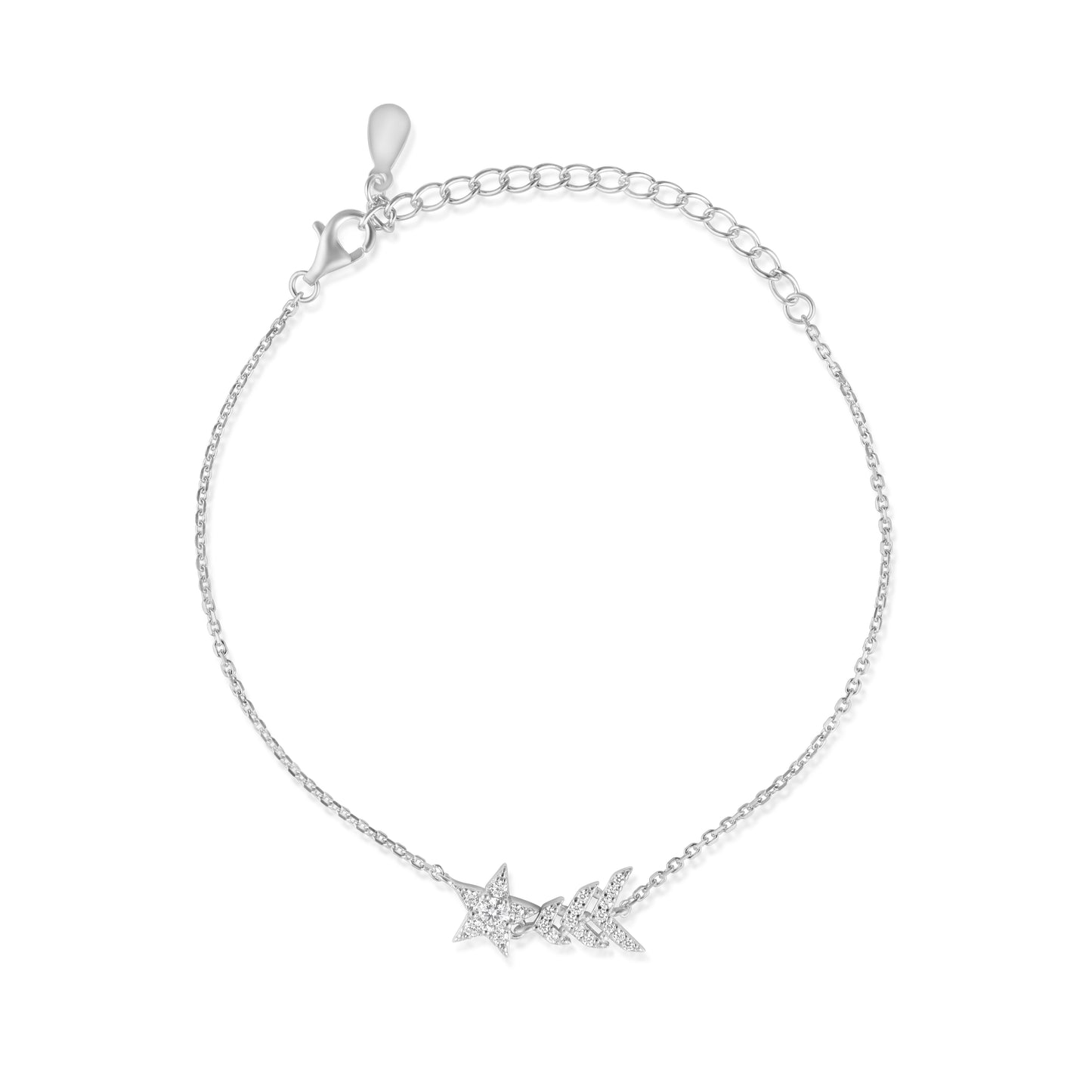 צמיד כסף כוכב הצפון