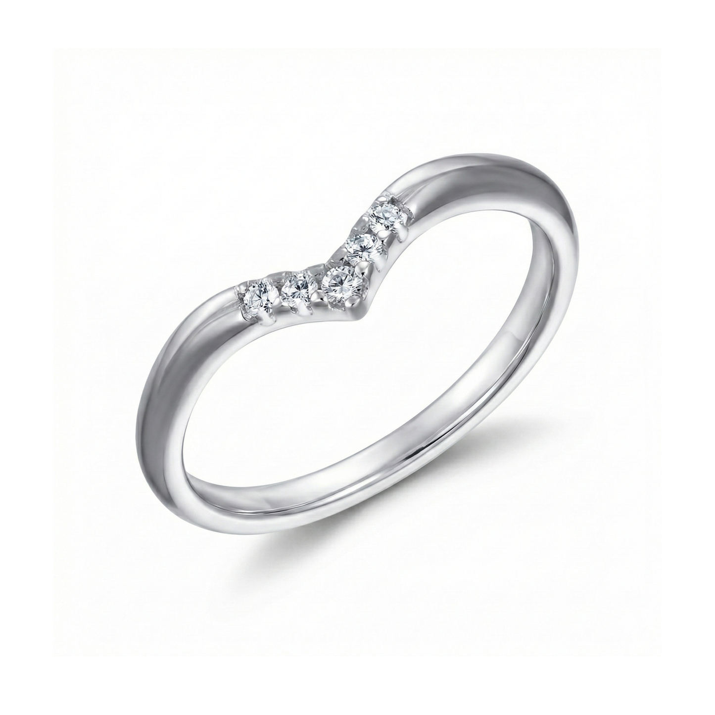 טבעת כסף רגע של אור