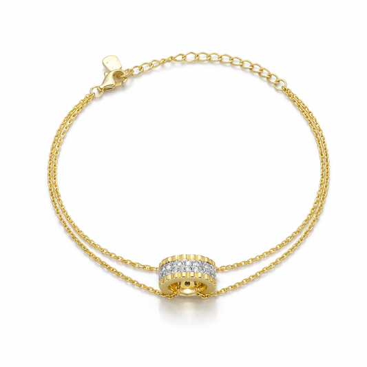 צמיד הילה כפולה