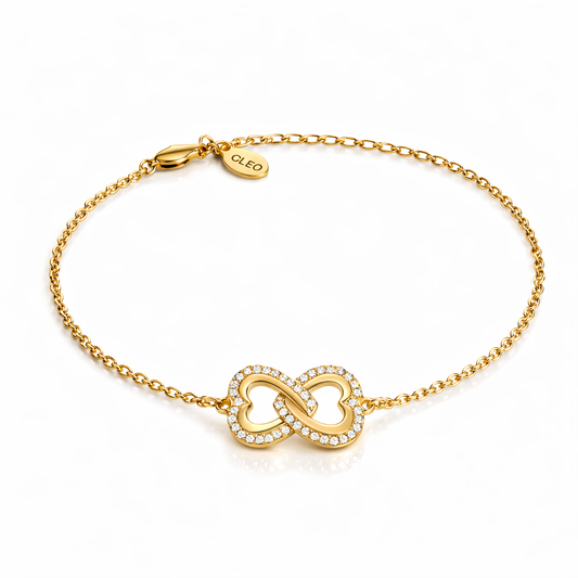 צמיד אינפיניטי לבבות אהבה