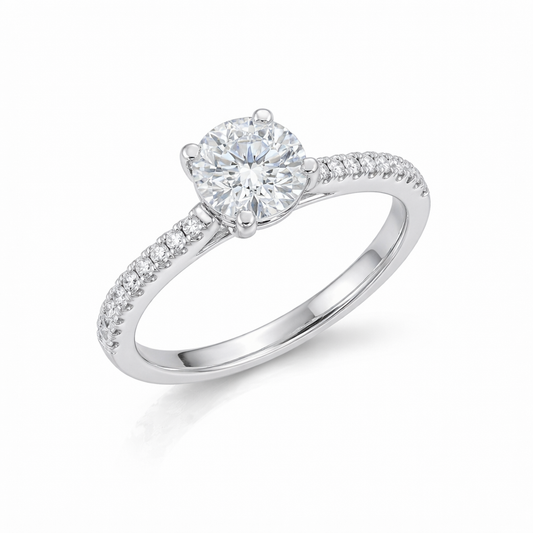 טבעת כסף אור מלכותי