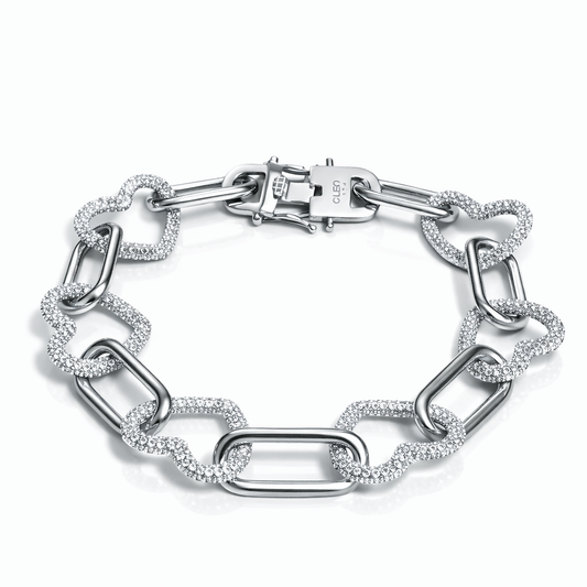 צמיד טניס חוליות אהבה