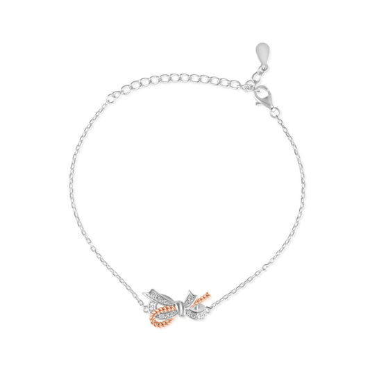 צמיד כסף קשר אינסופי