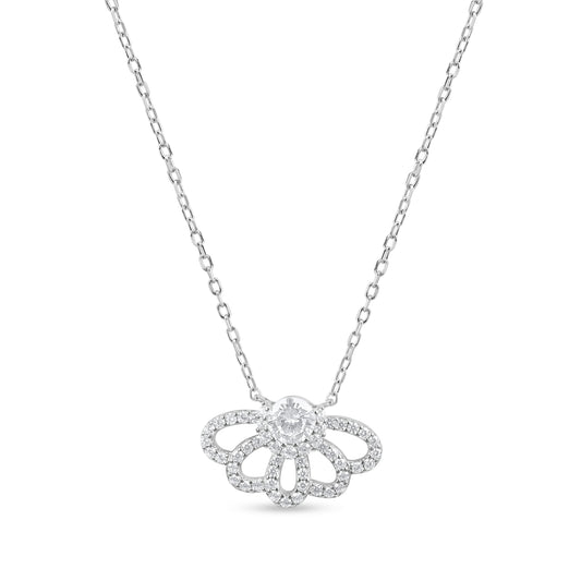 שרשרת כסף כתר הפרפר