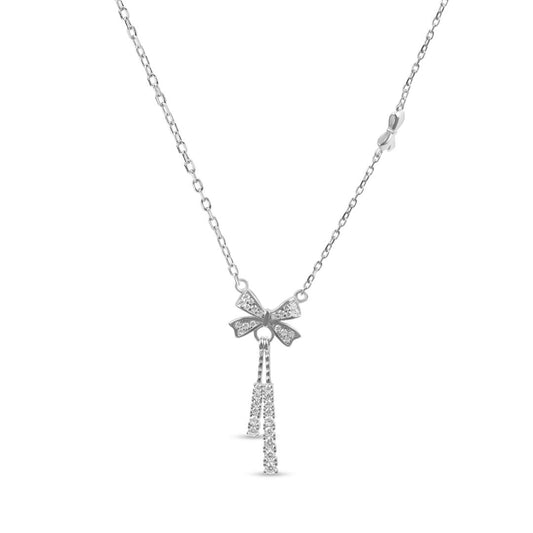 שרשרת כסף סרט של אושר