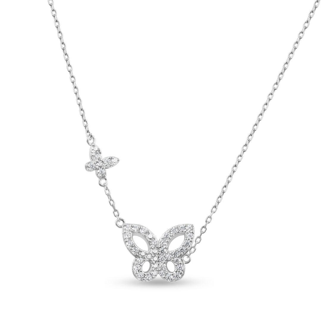 שרשרת כסף ריקוד הפרפרים