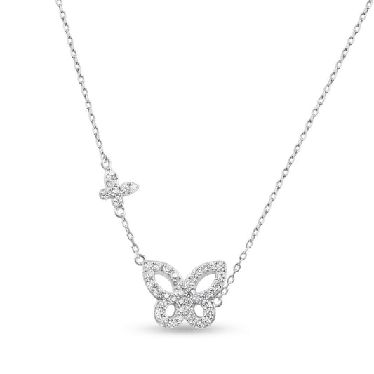 שרשרת כסף ריקוד הפרפרים